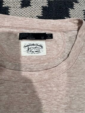 Prana Heathered Blush Crewneck Tee